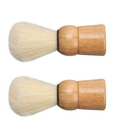Premium Mini Shaving Brush with Wooden Handle - Professional Synthetic Shaving Brush for Men | Ideal for Beauty Salons | Ship Internationally - Buy Online on GoSupps.com