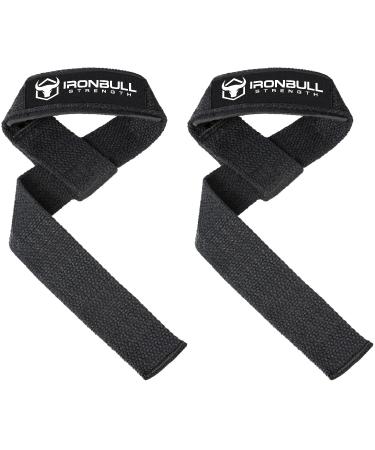 Lifting Straps (1 Pair) - Padded Wrist Support Wraps - for Powerlifting, Bodybuilding, Gym Workout, Strength Training, Deadlifts & Fitness Workout Black - Buy Online on GoSupps.com