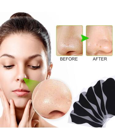 CGIFY Blackhead Remover Pore Strips (80 Count) - Charcoal Deep Cleansing Nose Strips for Instant Blackhead Removal on Nose & Face - Suitable for All Skin Types - Buy Online on GoSupps.com