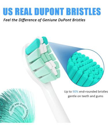 8 Pack Replacement Brush Heads for Philips Sonicare Electric Toothbrush - Compatible with Snap-on Phillips Sonic Care - Dental Care Accessory - Buy Online on GoSupps.com