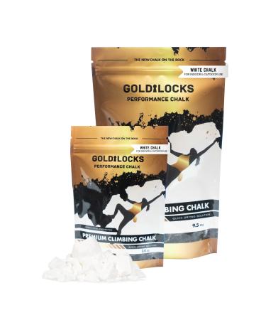 BTG PRODUCTS Goldilocks Chunky Chalk for Rock Climbing, Crossfit, Weight Training, Gymnastics, & More - White, Pink, & Stone 2 oz Chunky Chalk - Snow White