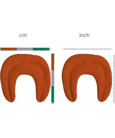 Cherry Stone Neck Pillow with Chambers - Orange | Heat Pad for Neck Relief - Ideal Cherry Stone Pillow for Comfort & Relaxation - Buy Online on GoSupps.com