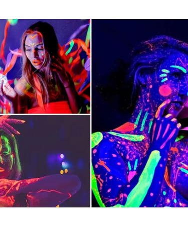 Ruha Apparel Glow in the Dark Lip Gloss & Lipstick - 6 Colors Neon UV & Blacklight - Perfect for Nightlife Clubbing & Costumes - Buy Online on GoSupps.com