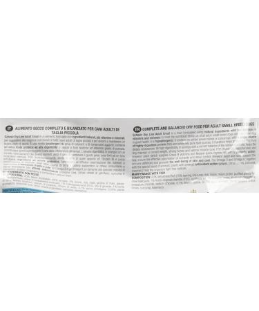 Schesir Dry food for small adult dogs Maintenance Line kibble - 2 kg bag - Buy Online on GoSupps.com