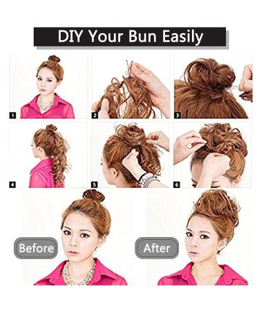 SEGO Lang Hair Part Extensions - Real Hair Messy Bun Tie Voluminous Urban Hairstyles - Middle Blond #24 (32g) - Buy Online on GoSupps.com
