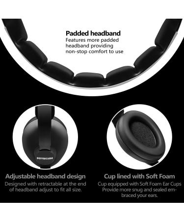 BBTKCARE Baby Hearing Protection Headphones | Noise Cancelling for Babies 3 Months to 2 Years - Black - Buy Online on GoSupps.com