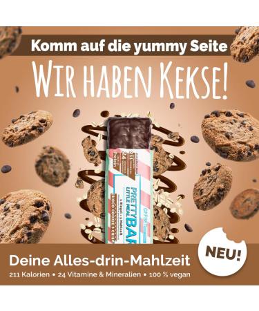 Pretty Little Meal Bar Choco Cookie & Crisp - Delicious Protein Meal Replacement | 211 Calories | Offset Nutrition - 6 Pack - Buy Online on GoSupps.com