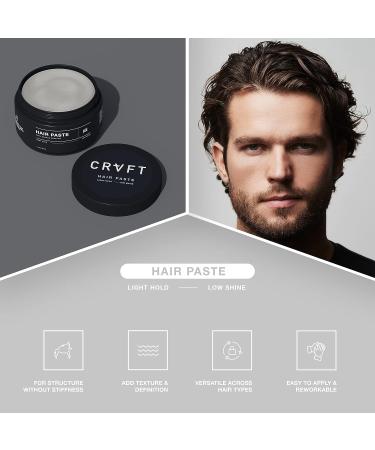 CRVFT Exploration + Travel Kit | Men's Grooming Set | Sea Salt Spray, Hair Paste, Hair Cream, Hair Wax | Scented Stylist Approved | Ideal Gift - Buy Online on GoSupps.com