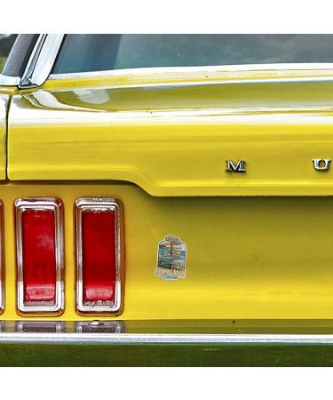 Seaside Oregon Destination Signpost Die Cut Sticker - Waterproof Vinyl Decal 1-3 inches for Cars, Water Bottles, Laptops, Coolers - Buy Online on GoSupps.com