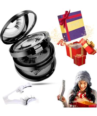 Magnetic Eyelashes with Applicator Magnetic Lashes Natural Look False Eyelashes Magnetic Reusable Magnetic Eyelashes without Eyeliner Magnetic lashes No Glue Birthday Gifts for Women Gifts for Women - Buy Online on GoSupps.com