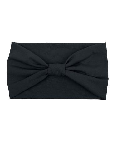 Black Wide Headbands for Women - Stylish Boho Hair Wraps - Pack of 4 Large Hairbands for Sport & Yoga - African-Inspired Turban Headband Accessories - Buy Online on GoSupps.com