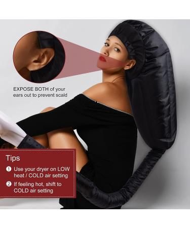 Ingeware Bonnet Hair Dryer for Women - Extra Large Adjustable Hooded Attachment for Deep Conditioning - Perfect for Natural Curly Hair - Buy Online on GoSupps.com