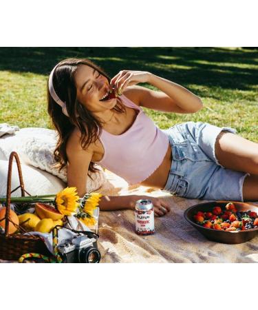 Humm Sparkling Probiotic Berry Cream Soda - Zero Sugar & Calorie, 2 Billion Probiotics, Vitamin C, D, and B12 - 12 fl oz (Pack of 6) - Buy Online on GoSupps.com