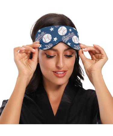 Sleep Mask - Light Blocking Baseball Eye Mask for Men & Women | Adjustable Vintage Eye Covers for Travel & Naps - Buy Online on GoSupps.com