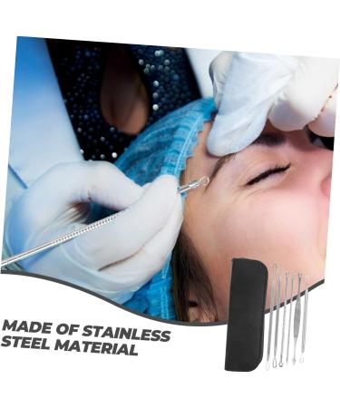 WOONEKY 1 Set Blackhead Removal Tool Specialty Tools Pimple Tool Pimple Remover Stainless Steel Silver - Buy Online on GoSupps.com