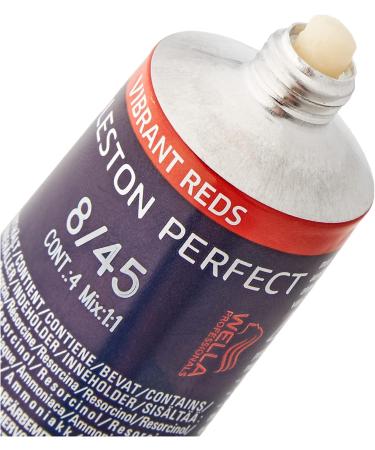 Wella Koleston Perfect ME+ Vibrant Reds 8/45 Light Blonde Red Mahogany Hair Colour 60 ml - Pack of 1 - Buy Online on GoSupps.com