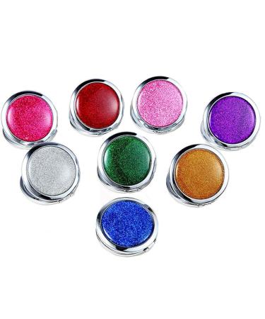 KOLIGHT Mini Portable Metal Fold Pocket Makeup Mirror - Double Sided (Normal & Magnifying) - Pink - Buy Online on GoSupps.com