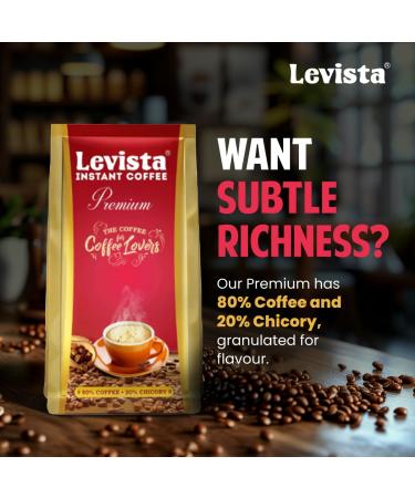 Levista Pochette de caf instantan de qualit sup rieure de 200 g Arabica 200 g (Lot de 1) - Buy Online on GoSupps.com