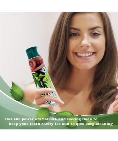 NEEM 7 in 1 Toothpaste-Organic Herbs-Neem Black Seed & Xylitol for Anti Cavity-Cardamom & Mint for Taste & Freshness-Baking Soda for Excellent Cleaning-No Fluoride No Paraben - 3.53Oz(Pack of 3) - Buy Online on GoSupps.com