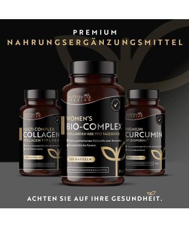Premium Organic Cultures Complex Vegan for Women | 120 Capsules | 5 Billion KBE | 5 Lactobacillus Strains by Nutravita - Buy Online on GoSupps.com