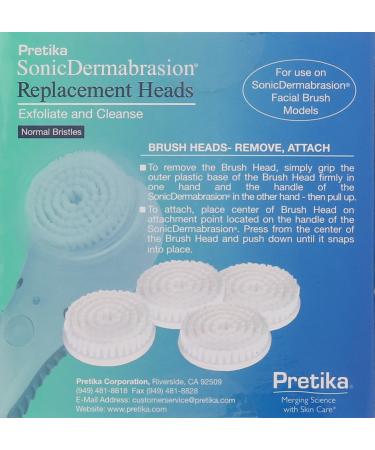 Buy Pretika Sonic Dermabrasion Brush Head Replacement Set Best International Shipping | Improve Your Skincare Routine - Buy Online on GoSupps.com