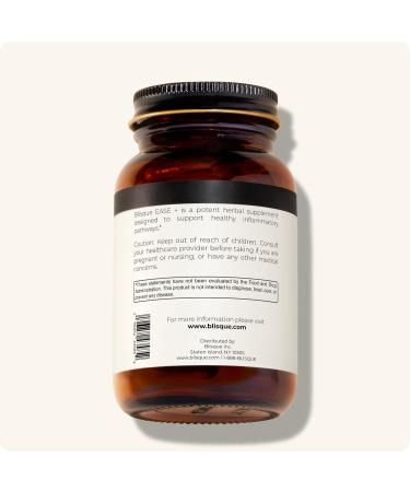 Blisque Natural Inflammation Health Supplement Complex for Healthy Inflammatory Response | Doctor-Approved | with Turmeric Curcumin Ginger Root and Boswellia | 90 Capsules | Vegan and Non-GMO - Buy Online on GoSupps.com