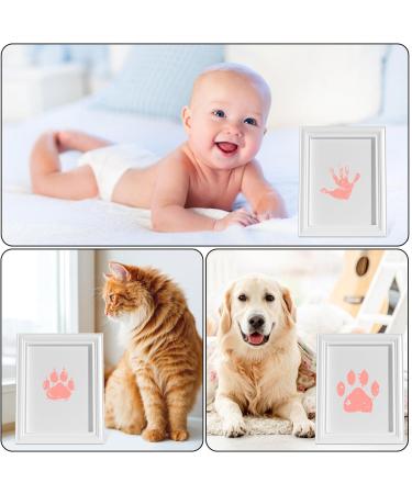 OKTAYOCUM Baby Hand and Footprint Kit - Pet Paw Print Kit, 3 Ink Pads, 6 Imprint Cards - Safe Inkless Pad for Newborn Baby's Hands and Feet - Family Keepsake (Pink) - Buy Online on GoSupps.com