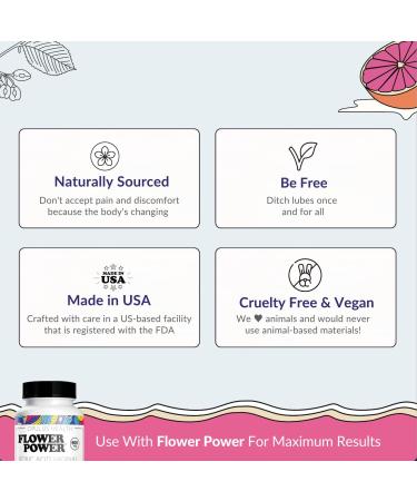 Juicy Vaginal Moisturizer - 60 ct | End Vaginal Dryness | Slippery Elm Bark Formula | Made in USA - Buy Online on GoSupps.com