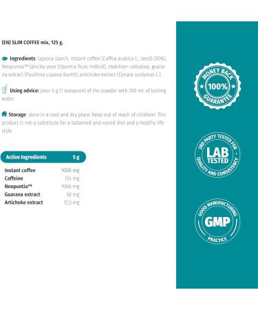 Nature's Finest by Nutrisslim Sl!m Coffee: Instant Coffee & Energy Drink Coffee Alternative with Guarana Powder Slimming Coffee for Weight Loss & Appetite Control Boosts Energy Vegan 1 - Buy Online on GoSupps.com