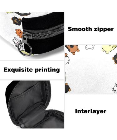 GIAPB Period Bag - Sanitary Napkin Storage & Makeup Pouch in Animal Color - Buy Online on GoSupps.com