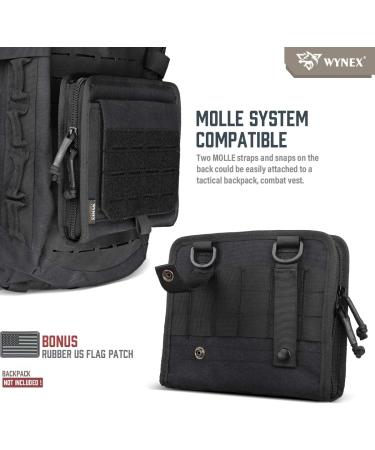 WYNEX Tactical Folding Admin Pouch - Molle Tool Bag with Laser-Cut Design - Buy Online on GoSupps.com