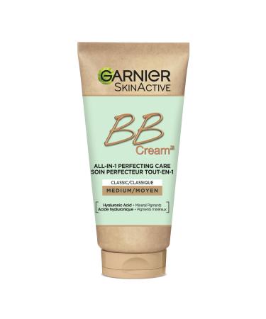 Garnier-BB Creme Classic-All-in-1 skin care-LSF 15-enriched with hyaluronic acid & aloe vera-for all skin types-color: medium-Skin Active-50 ml old pack medium