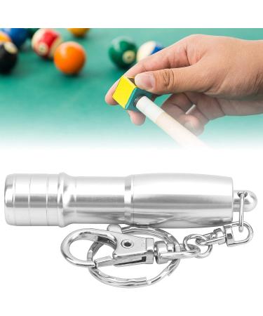Aluminum Billiard Tip Pricker with Keychain | Pool Stick Needle for Cue Maintenance - Silver - Buy Online on GoSupps.com
