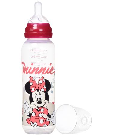 Tigex 80603169 - Minnie Mouse Narrow Neck Baby Bottle - Girl - 330 ml Light Pink