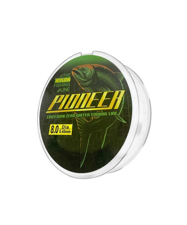 Izhuoke fishing cord 0.45mm/100m nylon cord transparent monofile fishing cord strong tension high load for trout pike carp cord for hanging up decorations and jewelry