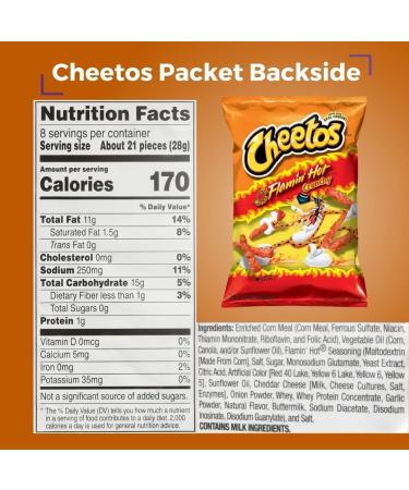 American Cheetos Flamin Hot Crunchy 8oz - 226g - (Pack of 1) - Original American - Party Snack - Extreme Hot Challenge - BIG PACK - BY BLISSIFY - Buy Online on GoSupps.com