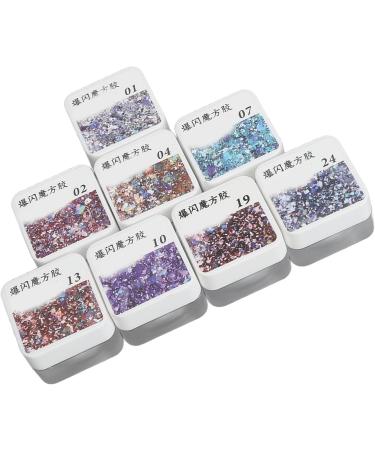 Glitter Nail Gel Mixed Color Glitter Nail Polish Gel Manicure for Beauty Salon - Buy Online on GoSupps.com