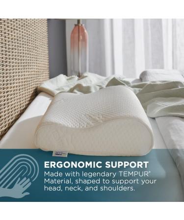 Tempur-Pedic TEMPUR-Ergo Neck Pillow - Firm Support, Medium Profile, White - Buy Online on GoSupps.com
