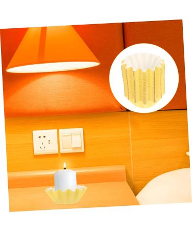 Warmhm 50 Waxed Cardboard Cup Inserts for Candle Making - PET-Coated 9x9x8cm Ideal for Melting Furnaces - Buy Online on GoSupps.com