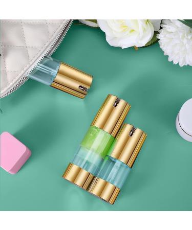 UMETASS 1.7oz (50ml) Gold Airless Pump Bottles - Set of 3 | Refillable Cosmetic Containers for Travel | Ideal for Lotion, Hand Sanitizer, Toner, Moisturizer, Facial Serum - Buy Online on GoSupps.com