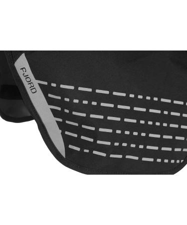 Non-stop Dogwear Fjord Raincoat Grey/Green - Size 45 | Waterproof Dog Jacket for All Weather | International Shipping Available - Buy Online on GoSupps.com