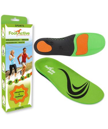 FootActive SPORTS insoles Green 3/4.5 UK