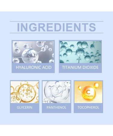 Hyaluronic Acid Moisturizing Sunscreen - Sun Cream - Hydrating Sun Cream Spf 50 - Suncream Protects Against Uva/Uvb Rays Sunburns and Premature Skin Ageing - Buy Online on GoSupps.com