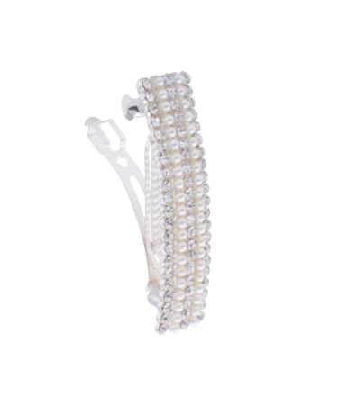 Patent's bracket hair clamp hair clamp hair clip standard clamp brackets clasp hair dutt hairstyle hairstyle help hair jewelry pearl rhinestones high quality