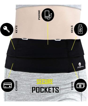CrosFace Universal Hydration Running Belt (iPhone 13/12/11/8/7/X/SE/XR/XS/Max/Pro  Samsung Galaxy S21/S20/S10/S9/Plus & More). Sports Waist Pack Holder for Runners  Exercise and Workouts - Buy Online on GoSupps.com