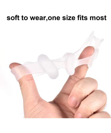 Bunion Corrector Toe Separators - 2 Pairs Silicone Gel Toe Straighteners for Overlapping Toes, Hallux Valgus, and Foot Pain Relief - Men and Women - Buy Online on GoSupps.com