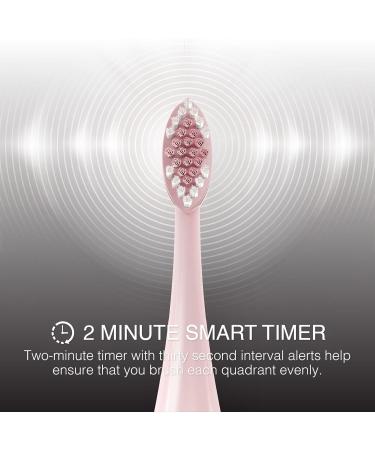 Sonic Plus Electric Toothbrush - 5 Modes 3 Brush Heads IPX6 Water Resistant Rechargeable Timer for Perfect Smile | International Shipping Available - Buy Online on GoSupps.com