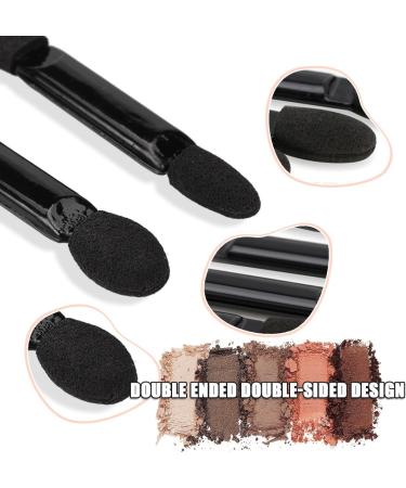 20 Pieces Eyeshadow Applicator Black Sponge Eyeshadow Brushes Makeup Applicator Brushes Professional Makeup Brush Applicator Beauty Makeup Tool - Buy Online on GoSupps.com