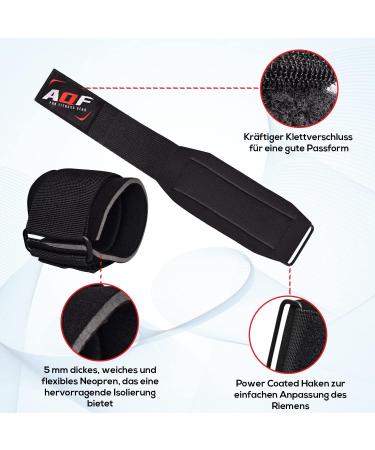 AQF Neoprene 5mm Gel Padded Wrist Bandages - Superior Support for Weight Lifting & Gym Training | International Shipping Available - Buy Online on GoSupps.com
