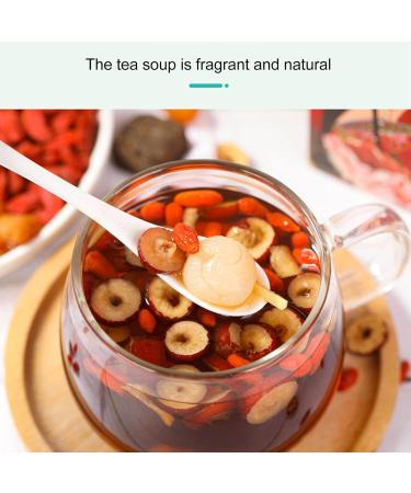 Black Sugar Ginger Jujube Tea Chinese Traditional Longan Wolfberry Healthy Tea Brown Sugar Ginger Red Dates Tea for Home Office Hotel - Buy Online on GoSupps.com